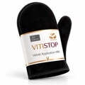 Vitistop Samt-Applikationshandschuh für Selbstbräuner und Vitiligo-Camouflage